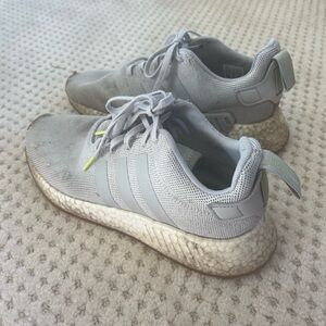 Adidas Light Gray NMD Shoes